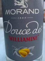 入っている砂糖の量 Douce de Williamine