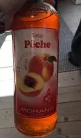 Quantité de sucre dans Sirop pêche