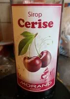 Quantité de sucre dans Sirop cerise