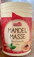 İçindeki şeker miktarı Mandelmasse