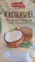İçindeki şeker miktarı Noix de coco râpée