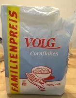 Suhkru kogus sees Volg Cornflakes