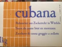 Sucre et nutriments contenus dans Cubana