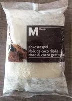 Quantité de sucre dans Noix de Coco râpée