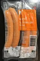 Sokerin määrä sisällä Wienerli