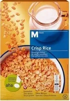 Cantidad de azúcar en Crisp Rice, glutenfrei