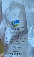 Zuckermenge drin Pain de seigle aux noix