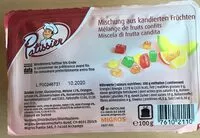 Sokerin määrä sisällä Mischung aus kandierten Früchten