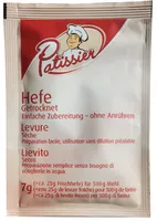 Sokerin määrä sisällä Levure sèche Patissier