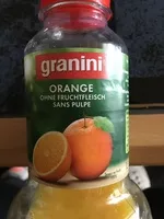 चीनी की मात्रा Orange sans pulpe