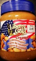 Sucre et nutriments contenus dans Liberty gild