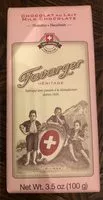 Sokerin määrä sisällä Chocolat Au Lait Et Noisettes