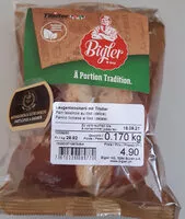 Cantidad de azúcar en Laugentessinerli mit Tilsiter