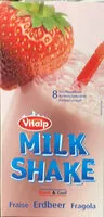 Quantité de sucre dans Milk Shake Fraise
