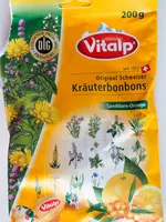 Quantité de sucre dans Original Schweizer Kräuterbonbons Sanddorn-Orange
