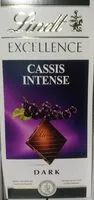 Cantidad de azúcar en Lindt Excellence Cassis Intense