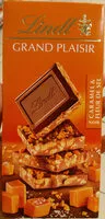 Suhkru kogus sees Grand Plaisir Caramel & Fleur De Sel Noir