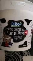 入っている砂糖の量 Crème de gruyère