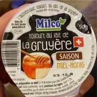 入っている砂糖の量 Yogurt au lait de La Gruyère