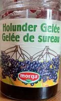 Sokerin määrä sisällä Gelée de sureau