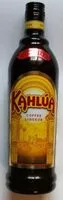 Sucre et nutriments contenus dans Kahlua