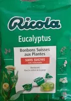 Sucre et nutriments contenus dans Ricola