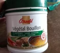 İçindeki şeker miktarı Bouillon végétal