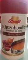 İçindeki şeker miktarı Bouillon de boeuf Pâte