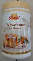 İçindeki şeker miktarı Sauce blanche