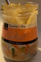 入っている砂糖の量 Sauce coktail