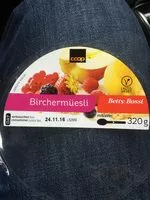入っている砂糖の量 Birchermüesli