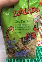 Zuckermenge drin Zoo Pasta à la semoule de blé dur