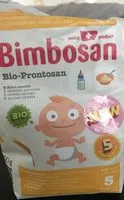 Sucre et nutriments contenus dans Bimbosan