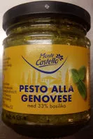 İçindeki şeker miktarı Monte Castello Pesto alla Genovese