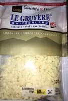 入っている砂糖の量 Le gruyère switzerland