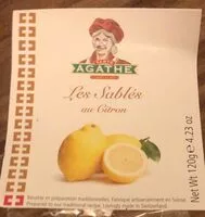 Amount of sugar in Les sables au citron