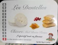 Amount of sugar in Les Dentelles Chèvre Miel Baies Roses