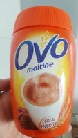 Suhkur ja toitained sees Ovomaltine