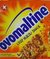 Zuckermenge drin Crisp Müesli Snack