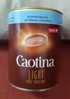 入っている砂糖の量 Caotina light