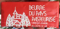 Zuckermenge drin Beurre Du Pays Pasteurisé Fabriqué á Partir de Crème de Lait