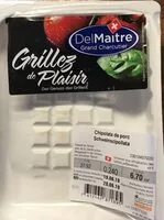 入っている砂糖の量 chipolata de porc