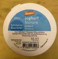 Sokerin määrä sisällä Joghurt Nature