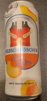 Zuckermenge drin Feldschlösschen Pêche 0‰