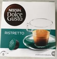 Amount of sugar in Capsules NESCAFE Dolce Gusto Espresso Ristretto 16 Capsules