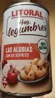 Suhkru kogus sees Alubias con su sofrito