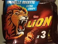 Количество сахара в LION barres chocolatées