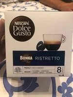 Amount of sugar in Dolce Gusto Bonka Ristretto