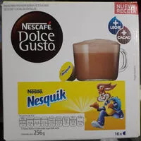 Sokerin määrä sisällä Dolce Gusto Nesquick