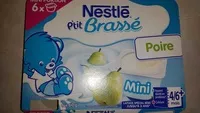 Jumlah gula yang masuk P'tit Brassé mini poire